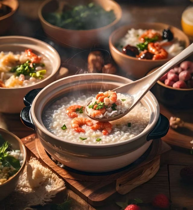 Seafood porridge